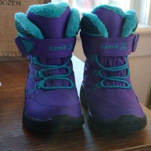 Kamik winter snow boots size 7c